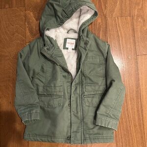 Cat & Jack Olive Green Kids Raincoat